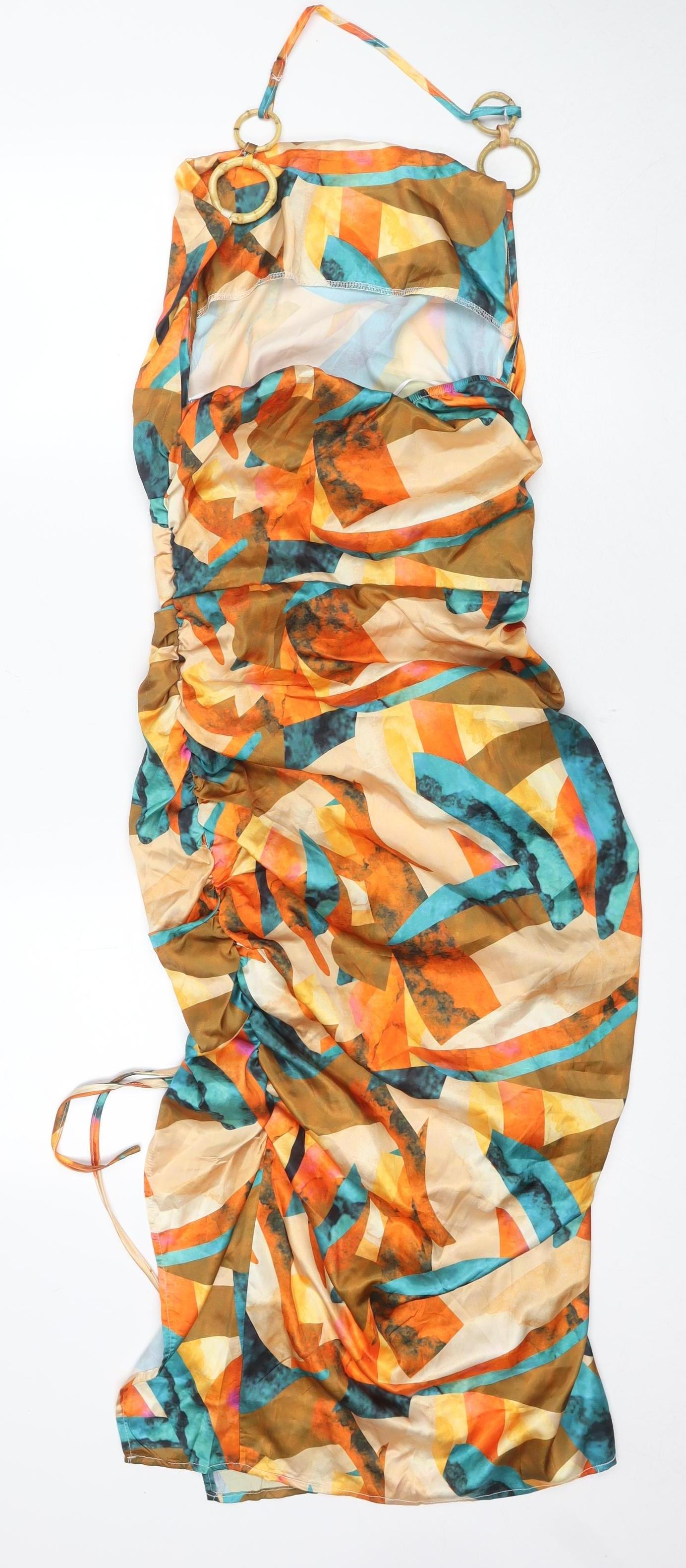 PrettyLittleThing Women's Multicolour Size 8 Dress