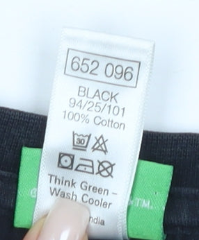 Star Wars Men's Black XL T-Shirt with C-3PO & R2-D2