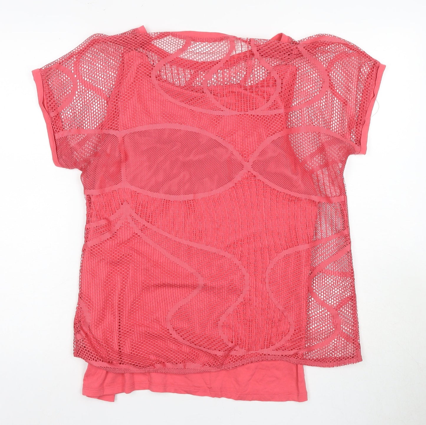 Barbara Lebek Women’s Pink Mesh Top Size 12