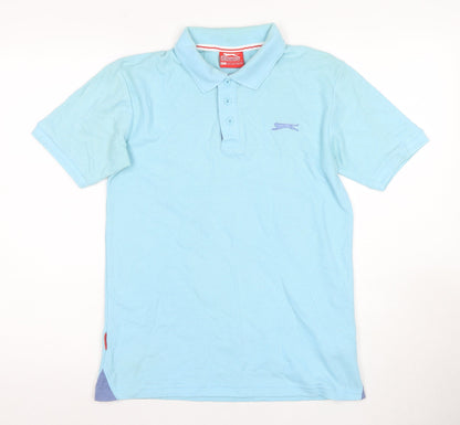 Slazenger Men's Blue Polo Shirt S - Casual Summer Wear