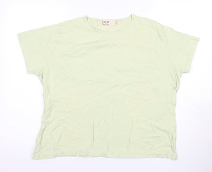 EWM Women's Green T-Shirt L Basic Casual
