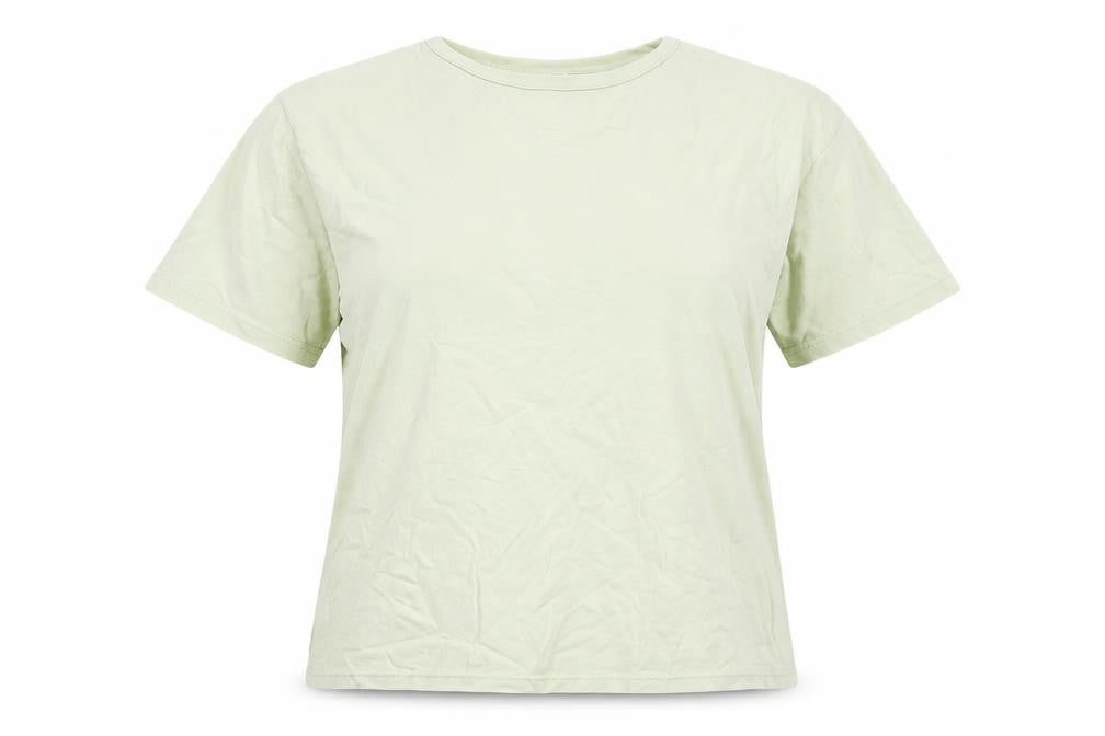 Womens UK Size L EWM Green Basic T-Shirt