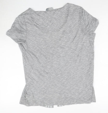 Womens UK Size 16 Marks and Spencer Grey Basic T-Shirt