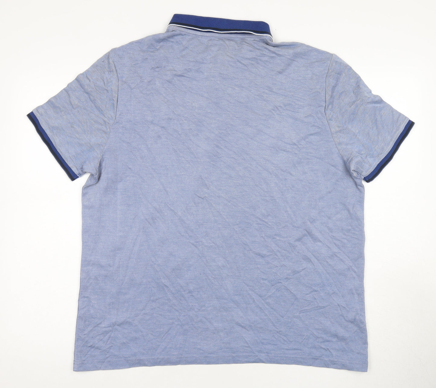Marks and Spencer Men's Blue XL Polo Shirt