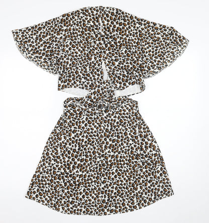 ASOS Women’s Multicoloured Animal Print A-Line Dress