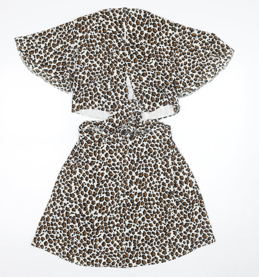 ASOS Women’s Multicoloured Animal Print A-Line Dress