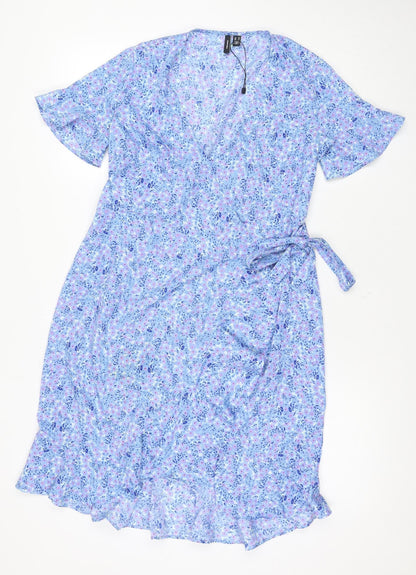 Vero Moda Women's XS Wrap Dress in Floral Multicolour