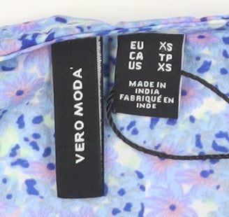 Vero Moda Women's XS Wrap Dress in Floral Multicolour