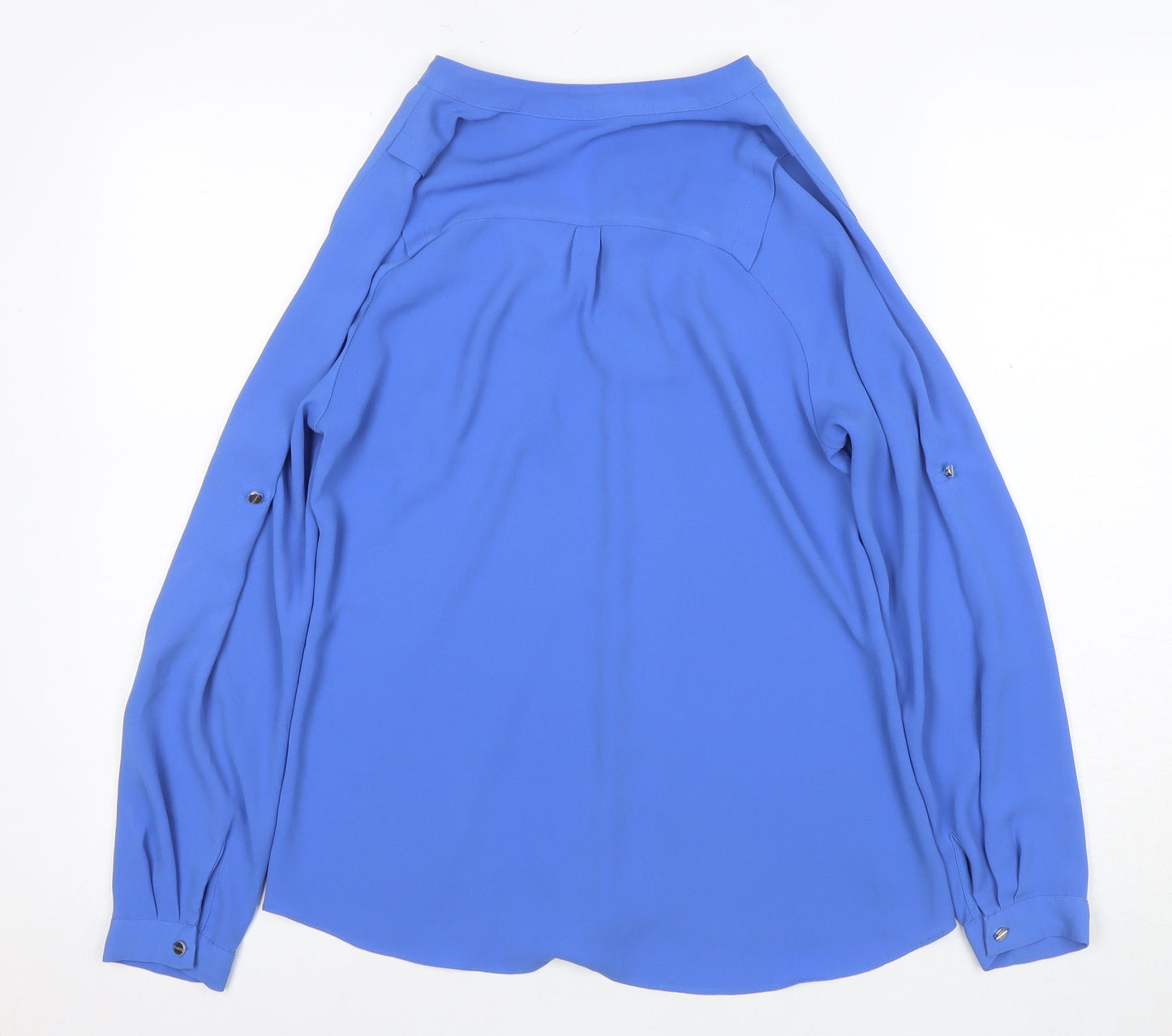 Womens UK Size 8 Oasis Blue Basic Blouse