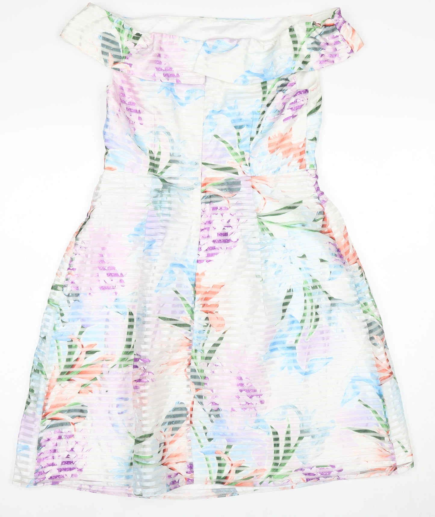 Dorothy Perkins Women's Multicoloured Floral Dress Size 12