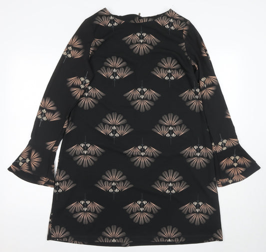 Next Women's Black Geometric Dress - Size 12