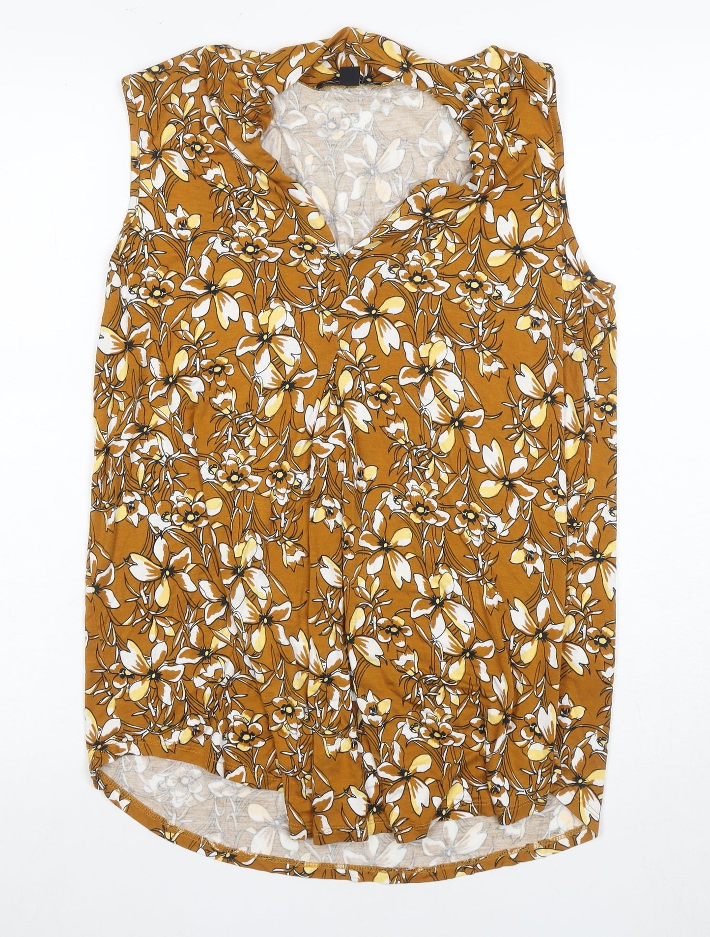 Womens UK Size L Cable & Gauge Multicoloured  Tank