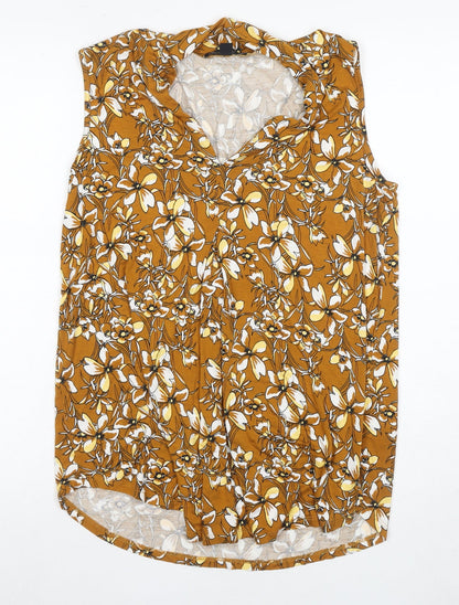 Womens UK Size L Cable & Gauge Multicoloured  Tank