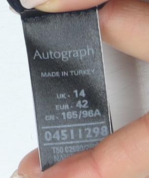 Autograph Womens 14 Multicoloured Bodycon Dress