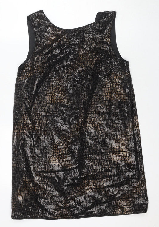 Next Women’s Black Sleeveless Sequin Dress Size 12
