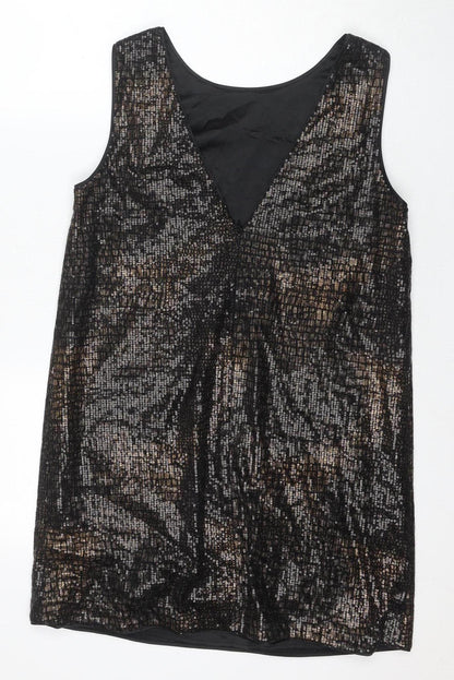 Next Women’s Black Sleeveless Sequin Dress Size 12