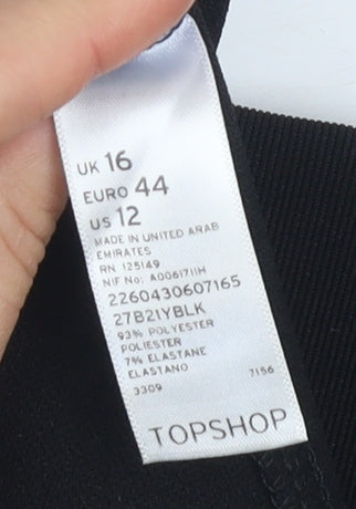 Womens UK Size 16 Topshop Bandage  Skirt