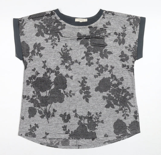Womens UK Size M Oasis Grey  T-Shirt