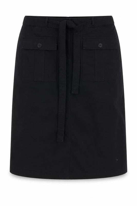 Womens UK Size 10 Essentials Straight & Pencil Canvas Skirt