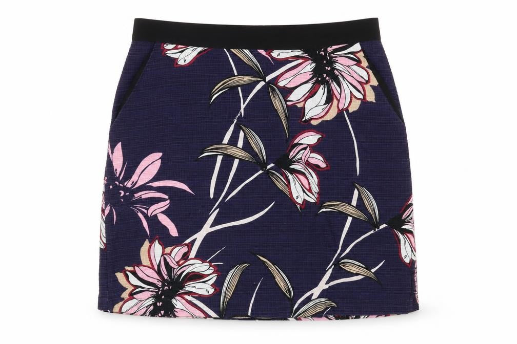 Warehouse Women's Multicoloured Floral Skirt Size 10