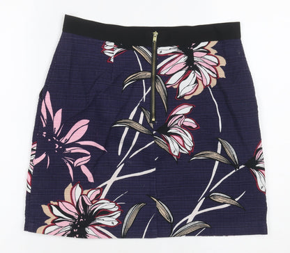 Warehouse Women's Multicoloured Floral Skirt Size 10