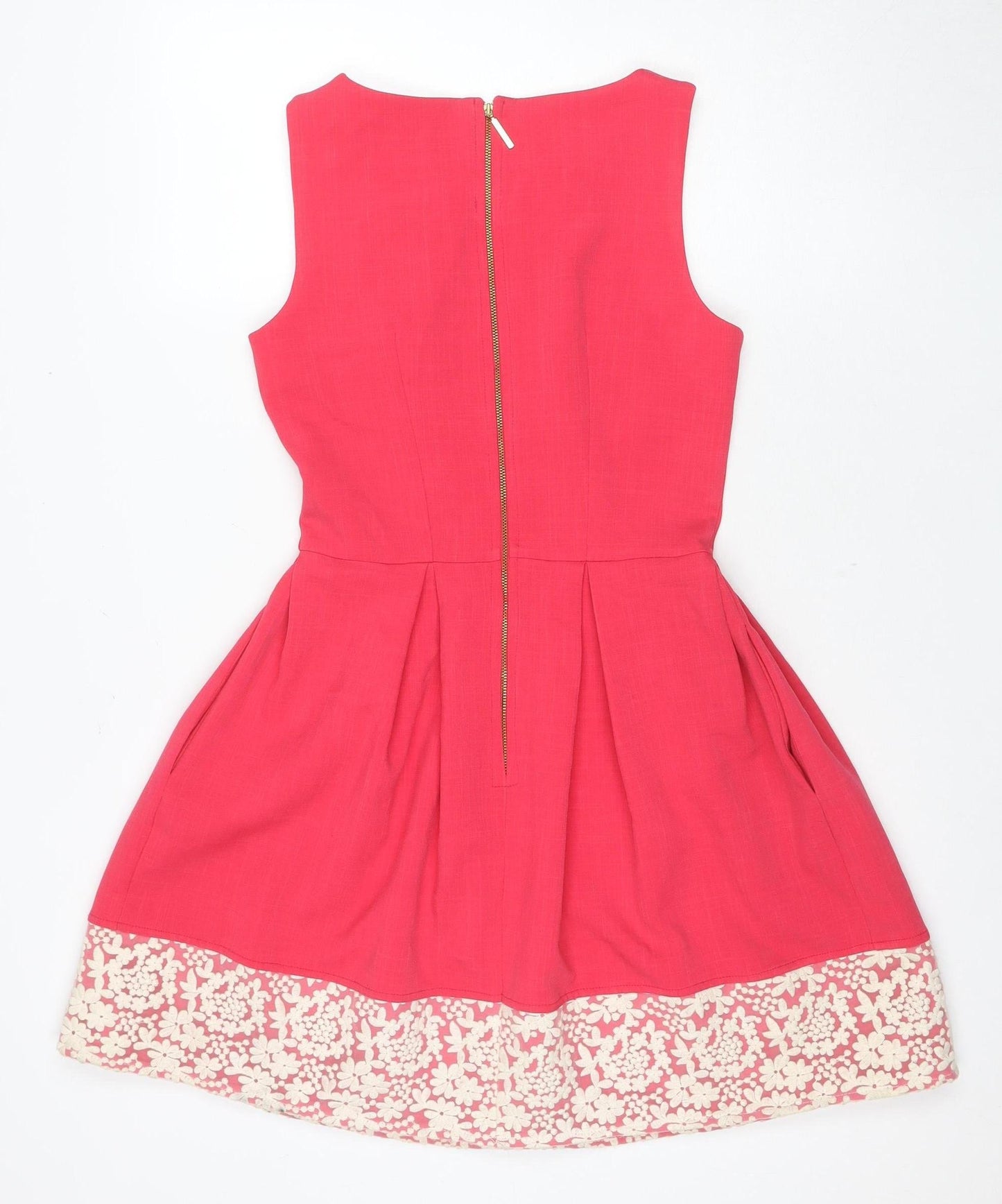 Closet London Pink Fit & Flare Women's Dress - Size 10