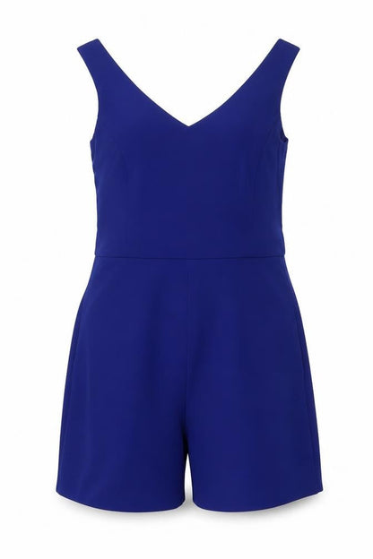 Womens UK Size 12 Zara One-Piece Blue Jumpsuit