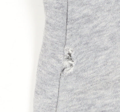 Mens UK Size M Levi's Grey Pullover Hoodie
