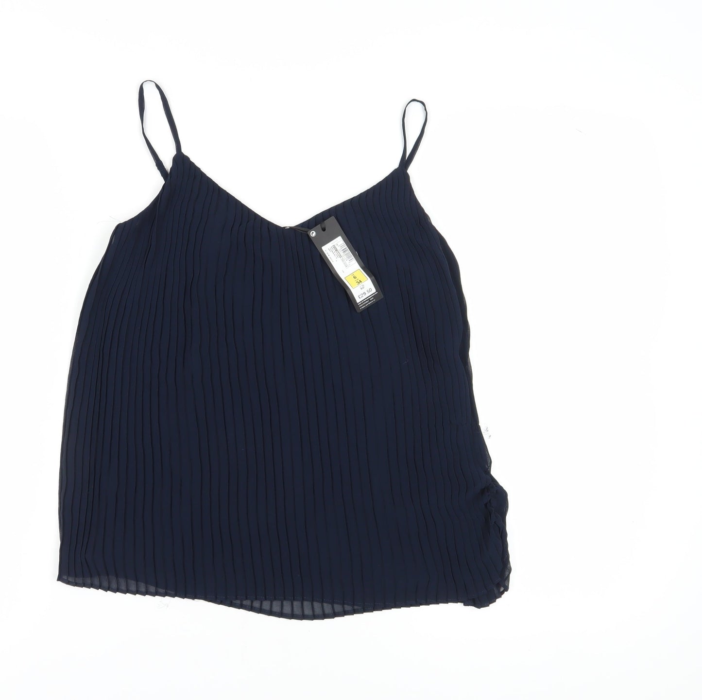 Womens UK Size 6 Marks and Spencer Blue Camisole Blouse