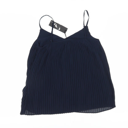 Womens UK Size 6 Marks and Spencer Blue Camisole Blouse