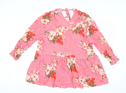 Womens UK Size L Masai Pink Tunic Blouse
