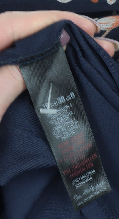 Miss Selfridge Women's Floral V-Neck Midi Dress Size 10