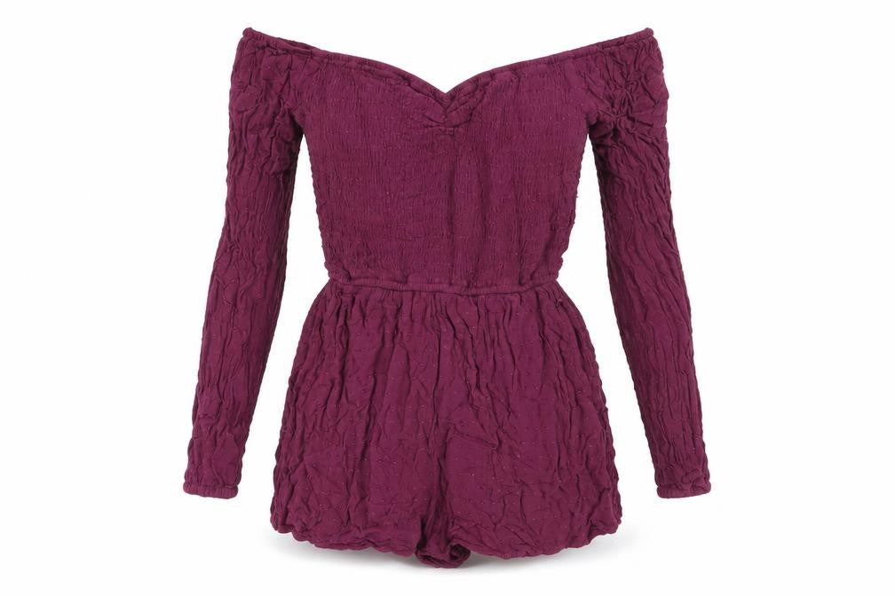 Womens UK Size S Hollister One-Piece Purple Playsuit