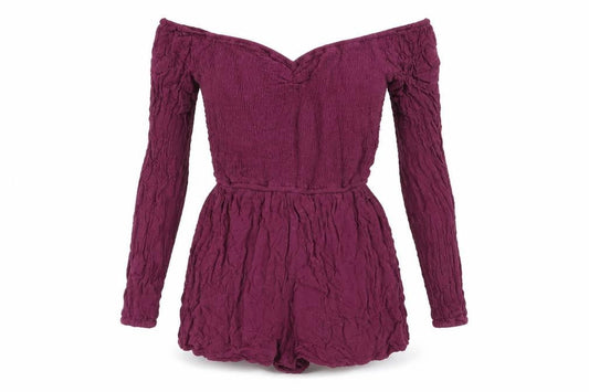 Womens UK Size S Hollister One-Piece Purple Playsuit