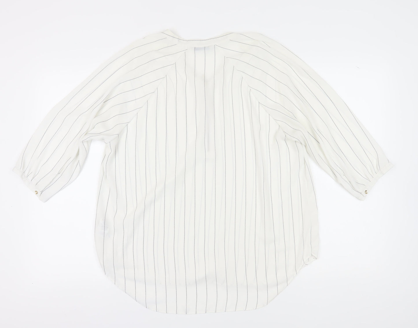 Womens UK Size 18 Marks and Spencer Ivory Basic Blouse
