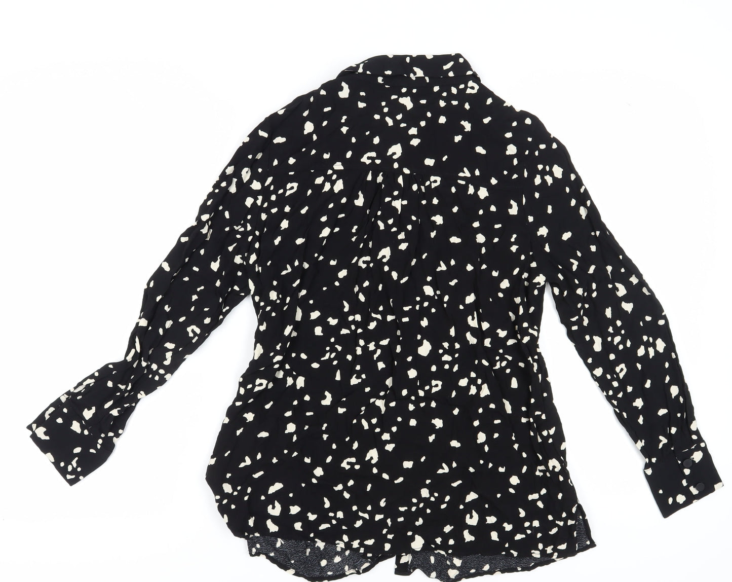 Womens UK Size 16 Sonder Studio Black Basic Blouse