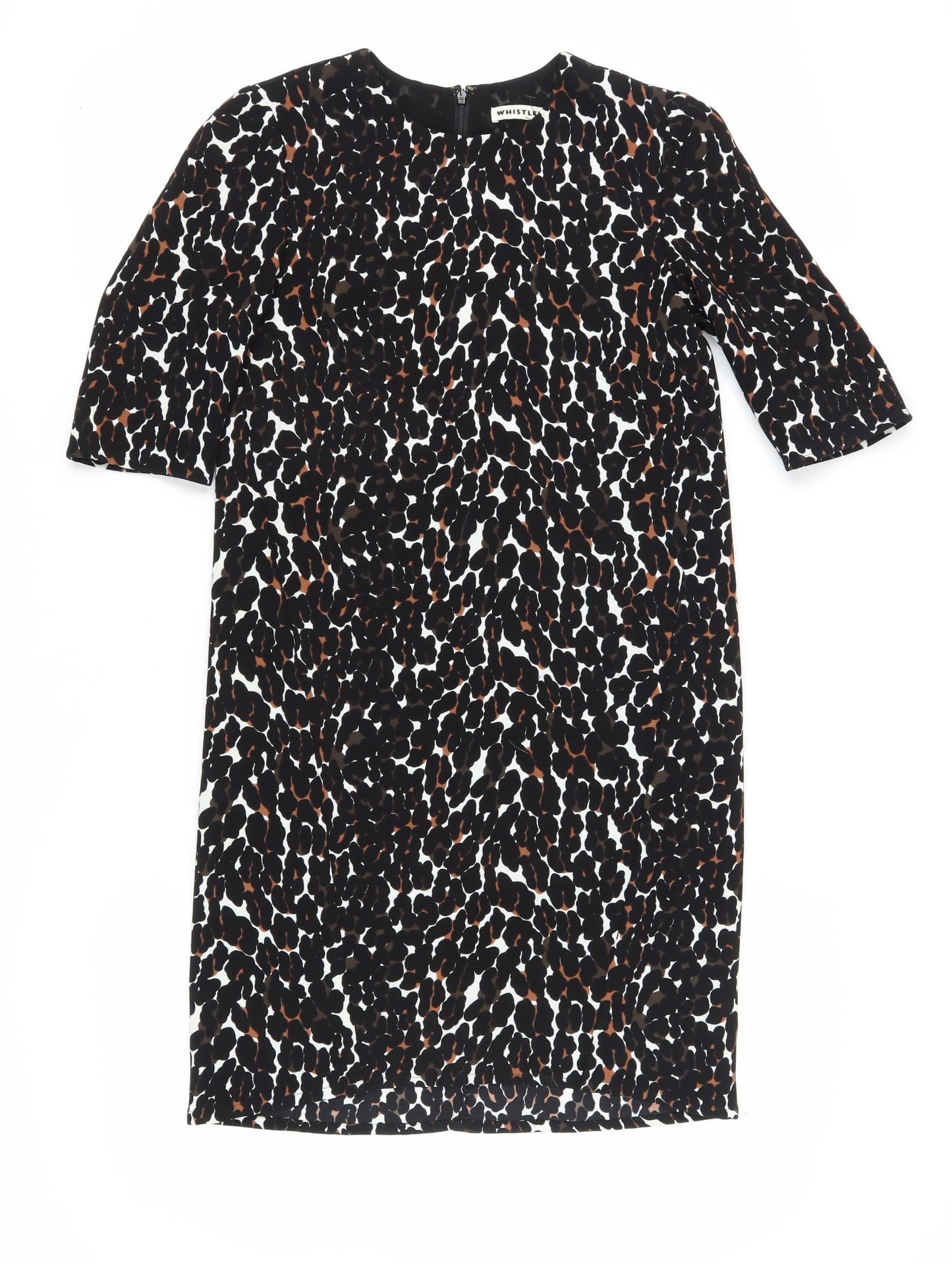 Whistles Women's Animal Print Sheath Dress UK 6