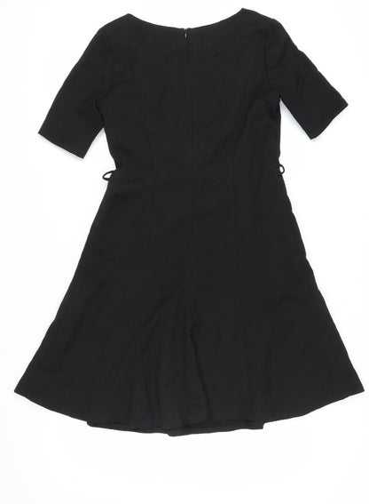 Next Women's Black A-Line Dress Size 10
