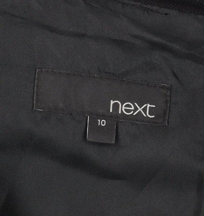 Next Women's Black A-Line Dress Size 10