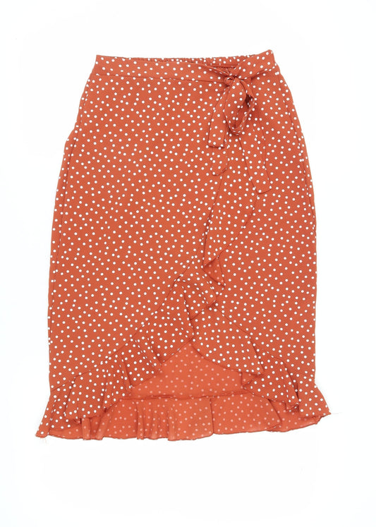 Womens UK Size 12 Quiz Wrap  Skirt