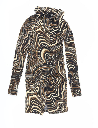 Motel Women's Geometric Shirt Dress, S