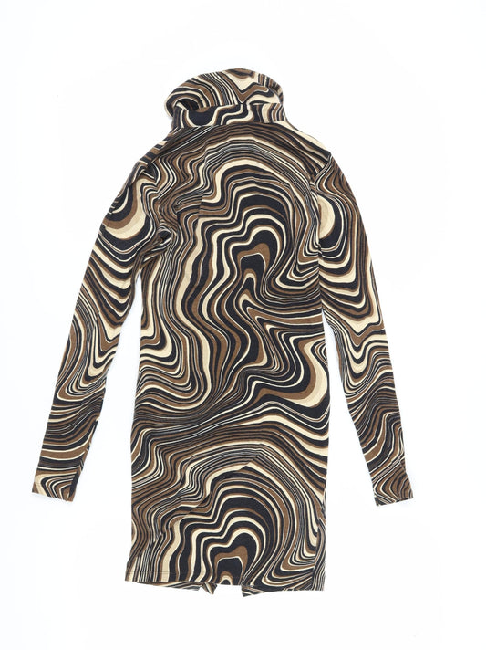 Motel Women's Geometric Shirt Dress, S