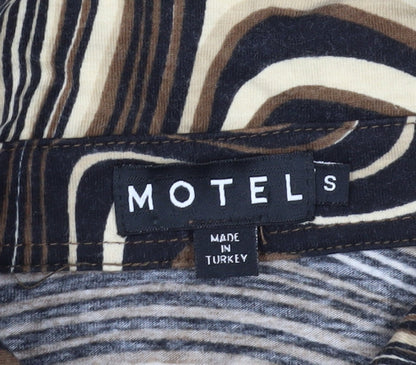 Motel Women's Geometric Shirt Dress, S