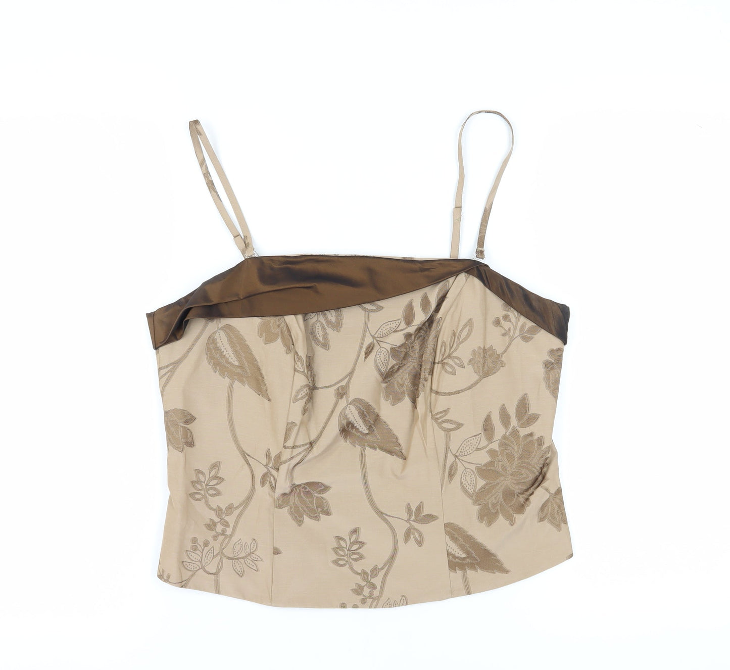 Womens UK Size 18 Kaliko Beige Camisole Blouse