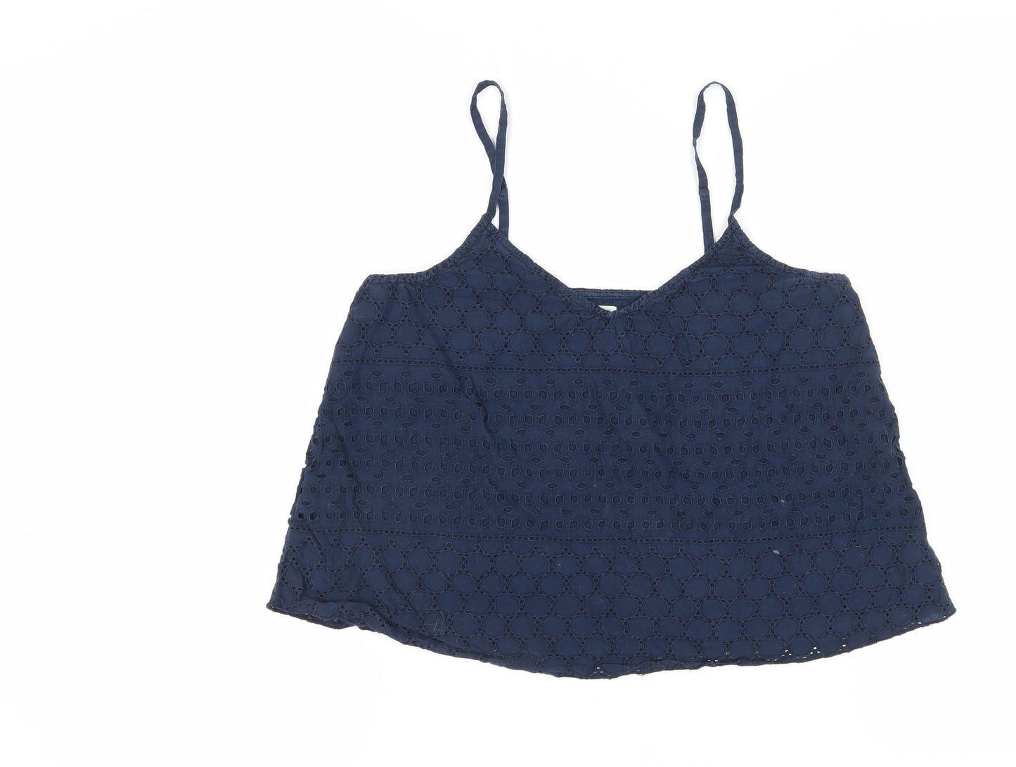 Womens UK Size M Hollister Blue Camisole Tank