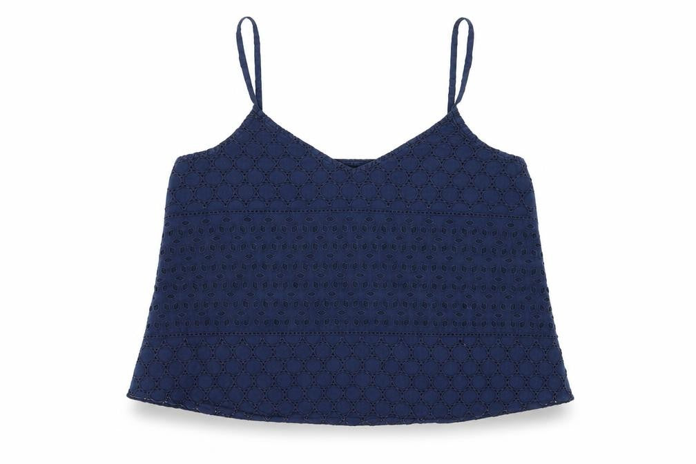 Womens UK Size M Hollister Blue Camisole Tank
