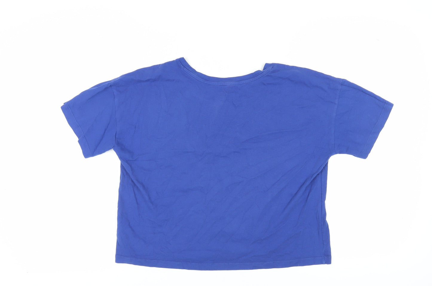 Unisex Adults UK Size M Calvin Klein Blue Basic T-Shirt