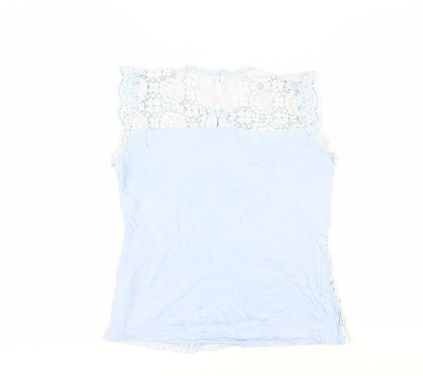 Dorothy Perkins Blue Lace Camisole Blouse, Size 12 - Summer Style
