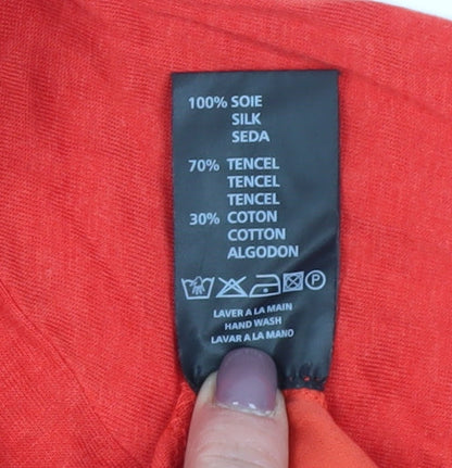 Womens UK Size S The Kooples Red Basic T-Shirt