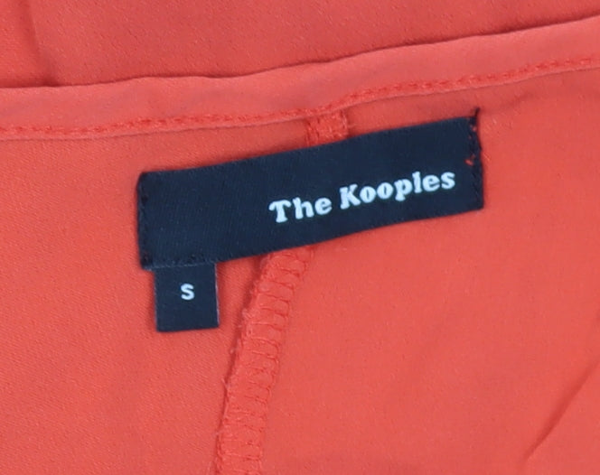 Womens UK Size S The Kooples Red Basic T-Shirt